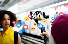 redes sociais produção de conteúdo